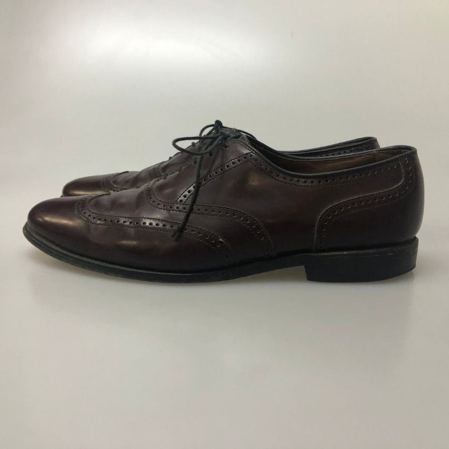 アレンエドモンズ レザーシューズ ウィングチップ マルロー ボルドー メンズ サイズUS10 Allen Edmonds marlow 約28.0cm【AFC45】