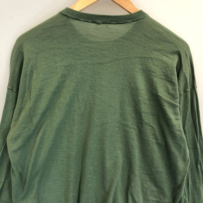 中古◆キャッシュ＆バルバ コットンニット メンズ グリーン サイズ3 cash＆barba 【AFB5】