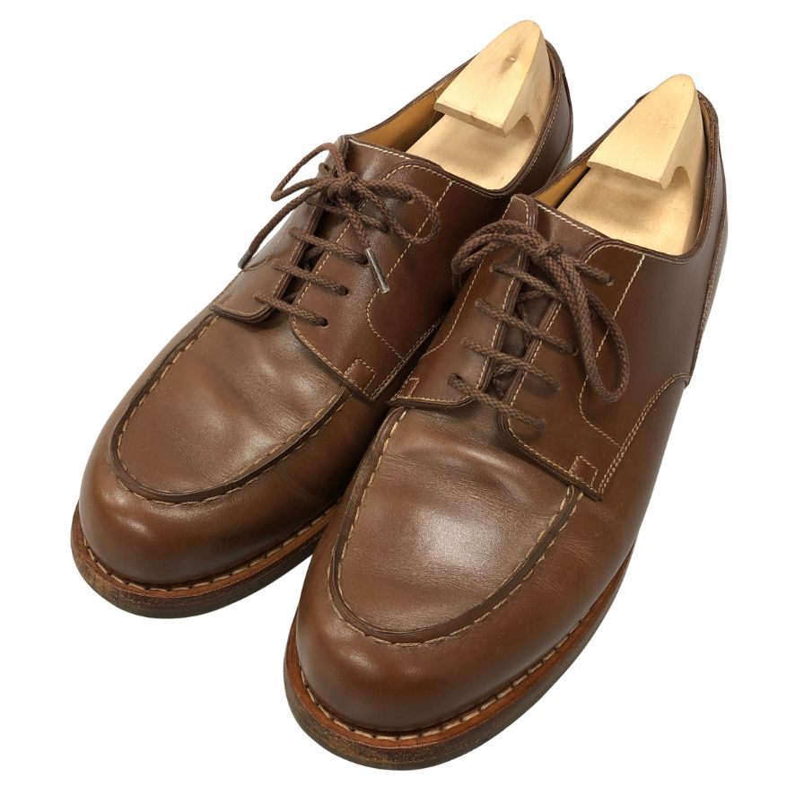 ジェイエムウエストン レザーシューズ Uチップ 641 ゴルフ カーフ タン ブラウン サイズUK5.5C J.M.Weston 約24.5cm【AFC3】