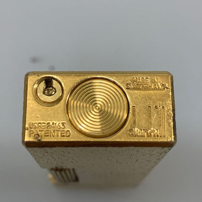 ダンヒル ガスライター ローラー式 ゴールド dunhill【AFI4】【中古】