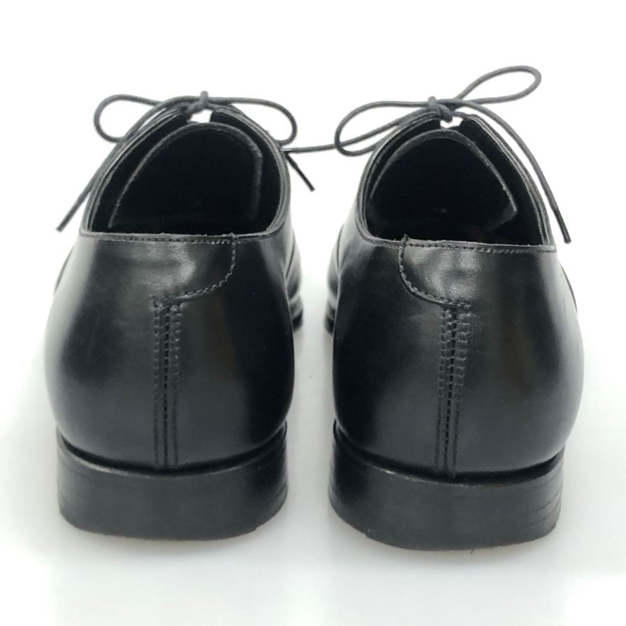 クロケット&ジョーンズ オードリー レザーシューズ 29447 ストレートチップ サイズ7.5D メンズ ブラックカーフ CROCKETT&JONES AUDLEY ビジネスシューズ 約26.0cm【LA】【中古】