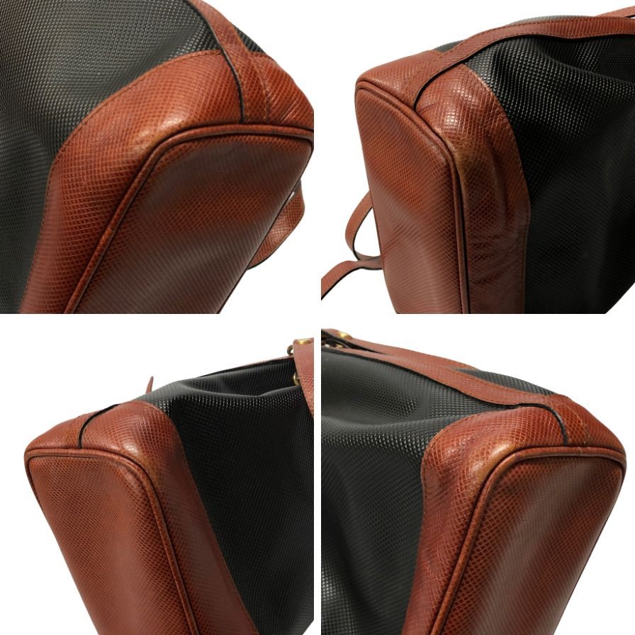 ボッテガヴェネタ ショルダーバッグ 巾着型 レザー ゴールド金具 ブラック BOTTEGA VENETA【AFE6】