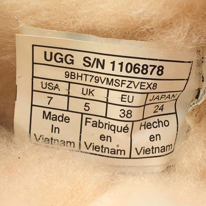 アグ スリッポン アンスレー ムートン モカシン グレー レディース サイズ24㎝ 1106878 UGG 約24.0cm【AFC47】