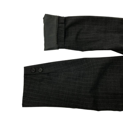 ブルックスブラザーズ スーツ 段返り3Bジャケット グレー ストライプ メンズ サイズ39REG Brooks Brothers【AFG1】