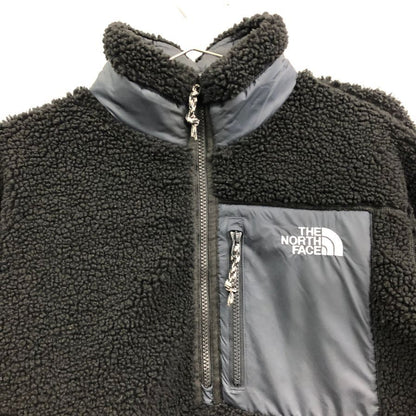 美品◆ザノースフェイス ボアフリースアノラックパーカー リバーシブル NJ4FP56A メンズ サイズ M  ブラック THE NORTH FACE 【AFA17】