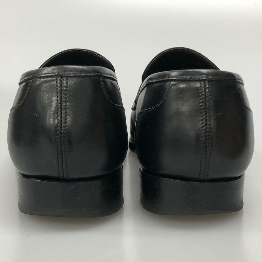 クロケット＆ジョーンズ ローファー レザーシューズ scotney サイズ8D ブラック メンズ Crockett&Jones ローファー 約26.5cm【LA】【中古】