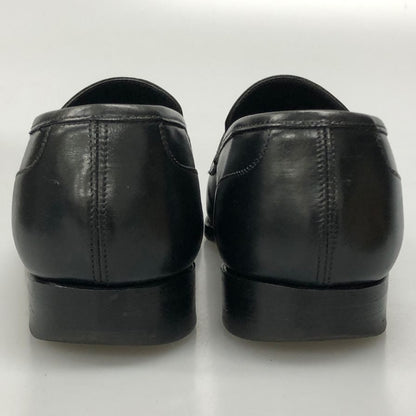 クロケット＆ジョーンズ ローファー レザーシューズ scotney サイズ8D ブラック メンズ Crockett&Jones ローファー 約26.5cm【LA】【中古】