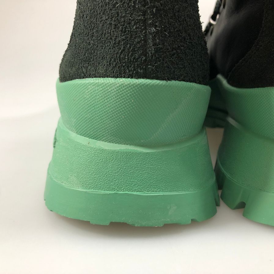 メレル ブーツ トレッキングブーツ Bristol MID レディース サイズ24.5 ブラック グリーン系 MERRELL 約24.5cm【AFD5】