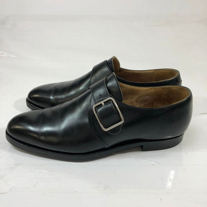 クロケット＆ジョーンズ PORTSMOUTH シングルモンク カーフ ブラック サイズUK6E メンズ Crockett & Jones 約24.5cm【YB6】