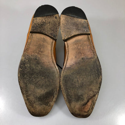クロケット&ジョーンズ レザーシューズ 9662 ライトブラウン メンズ サイズUK8.5E CROCKETT&JONES 約26.5cm【AFC53】