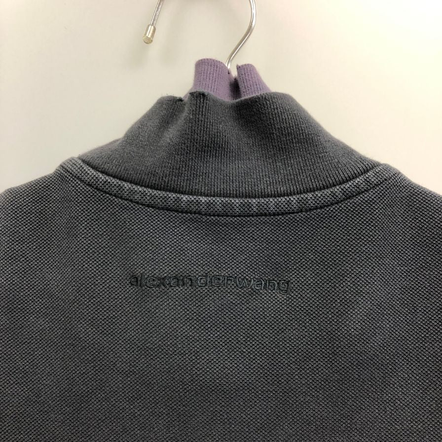 中古■アレキサンダー ワン ティー ドッキング ワンピース ポロシャツタイプ レディース サイズ不明 ブラック alexanderwang.t 【AFB2】
