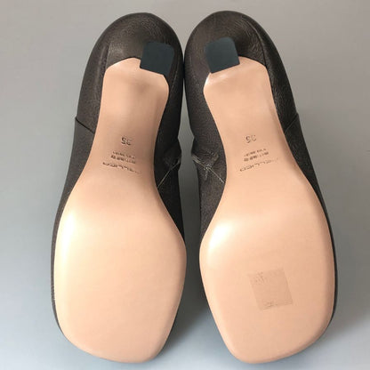 ペリーコ パンプス MILENA ハイヒール サイドジップ サイズ35 グレー系 レディース PELLICO 約21.5cm【AFD7】