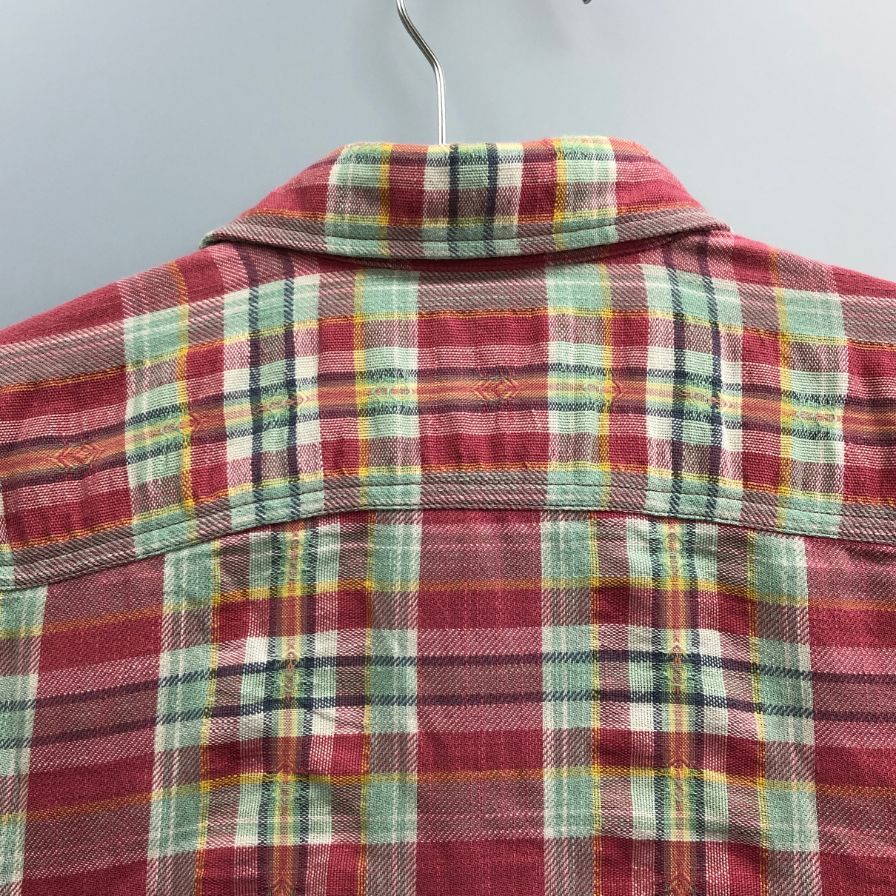 美品◆ポロ ラルフローレン 長袖シャツ チェック ピンク メンズ サイズM POLO RALPH LAUREN 【AFB6】