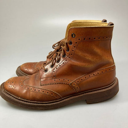 トリッカーズ ウイングチップレザーシューズ S63411 ブラウン系  メンズ サイズ 8.5 Tricker's 約27.0cm【AFC35】