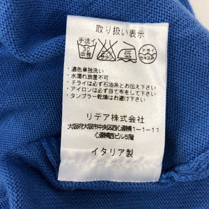 クルチアーニ  コットン vネック メンズ ブルー  サイズ46  Cruciani【LA】