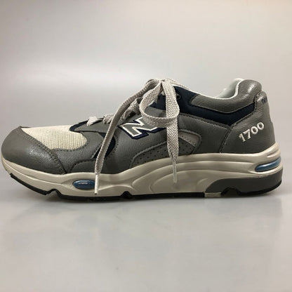 ニューバランス ローカット スニーカー  1700 USA製  メンズ サイズ27.5 グレー New Balance 約27.5cm【AFC5】