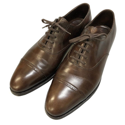 ジョンロブ フィリップII パンチドキャップトゥ カーフ ブラウン UK6.5 JOHN LOBB ビジネスシューズ 約25.5cm【LA】【中古】