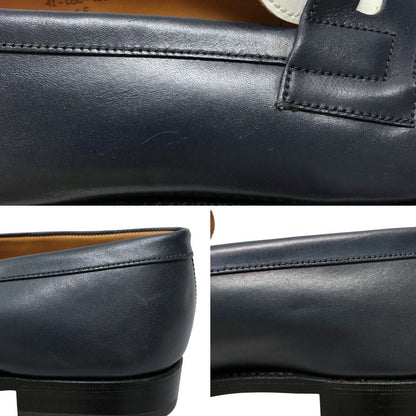 ジェイエムウウェストン レザシューズ 180 シグネチャーローファー コンビ メンズ サイズ6E  ブラック J.M. WESTON ローファー 約25.5cm【LA】【中古】