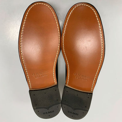 ジーエイチバス ローファー ウィージャンズ ラーソン シボレザー  サイズ9.5 メンズ ブラック G.H.Bass&Co. WEEJUNS LARSON ローファー 約28.0cm【LA】【中古】