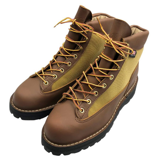 ダナー トレッキングブーツ 30420X ダナーライト レザー×キャンバス ブラウン メンズ サイズ9.5 Danner 約28.0cm【AFD15】