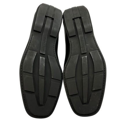 フェラガモ ローファー 14503 ビット ドライビング カーフ ブラック サイズUK7.5 Salvatore Ferragamo 約26.0cm【AFC44-2】