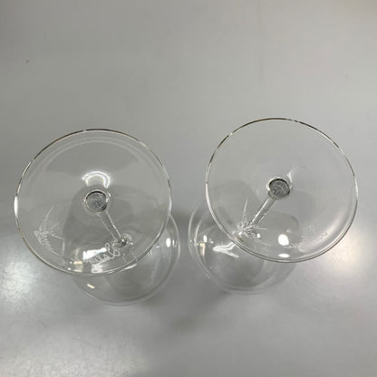 ラリック プルミエ クリュ ワイングラス ペア 2客セット LALIQUE【AFI28】【中古】