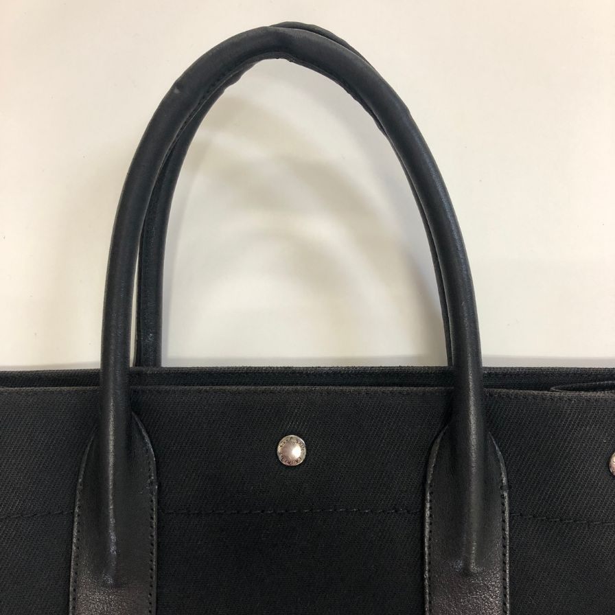 サンローラン リブゴーシュ トート 632539 キャンバス バッグ ブラック SAINT LAURENT【AFE10】