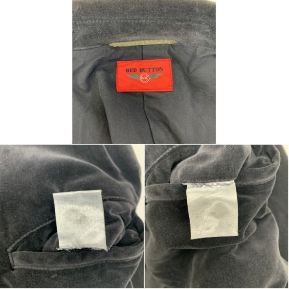 中古◆レッドボタン テーラードジャケット ブラック メンズ サイズL RED BUTTON 【AFF21】