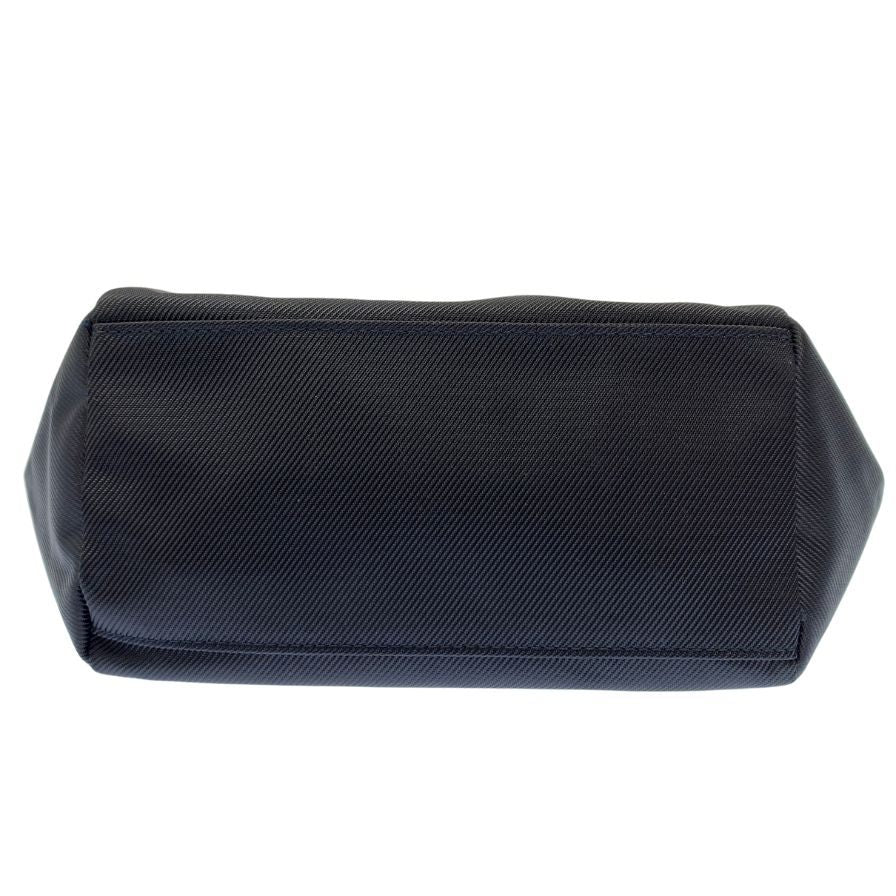 極美品◆パーリーゲイツ ラウンドトートバッグ ナイロン ネイビー PEARLY GATES【AFE4】