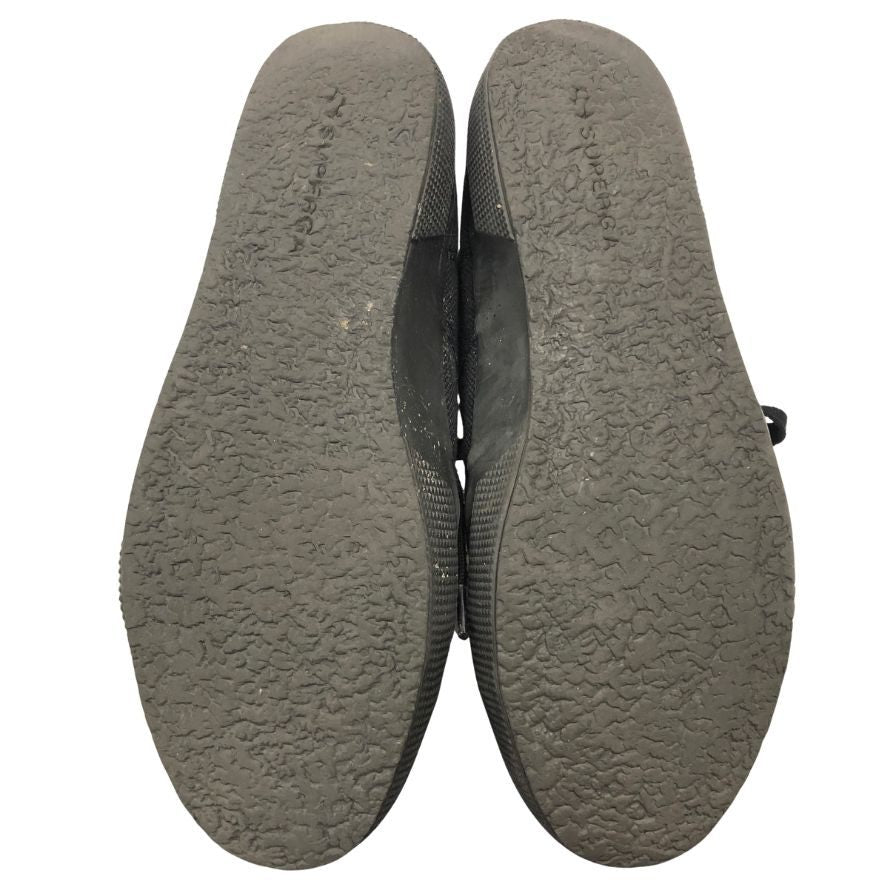スペルガ スニーカー 2725 NUDE  キャンバス  メンズ ブラック サイズ43 SUPERGA 約28.0cm【AFC47】