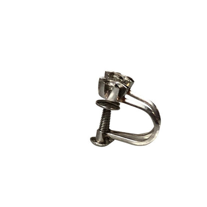 ノーブランド イヤリング PT900 ダイヤ0.11ct 総重量2.3g【AFI2】【中古】