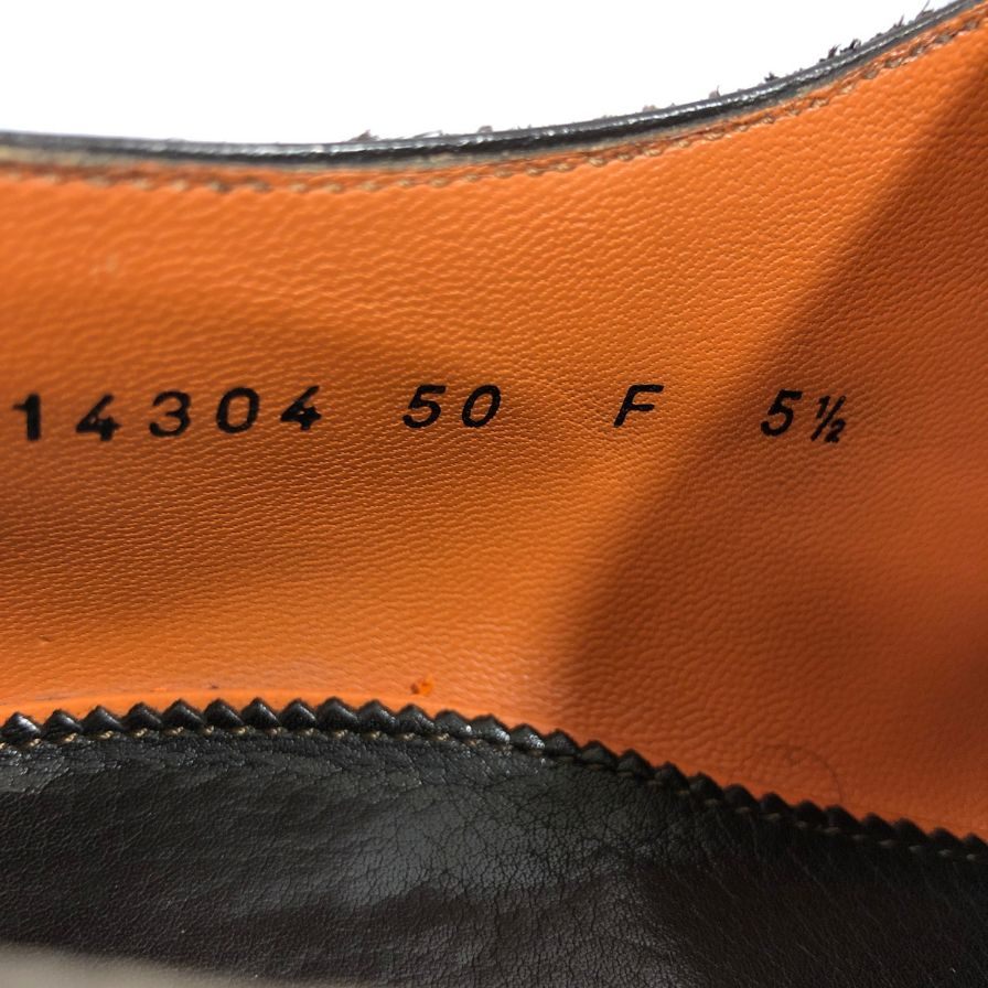 サントーニ レザーシューズ キャップトゥ ダブルモンク 14304 スエード ブラウン メンズ サイズUK5.5 Santoni 約24.0cm【AFD9-2】