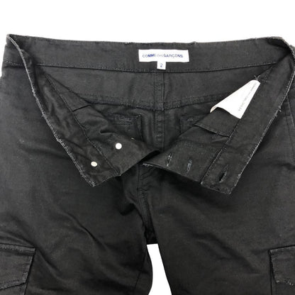 コムデギャルソン オム カーゴパンツ ブラック メンズ サイズ2 COMME des GARCONS HOMME 【AFB12】