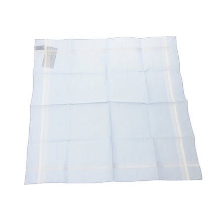 エルメス ハンカチ コットン100% ブルー系 レディース HERMES