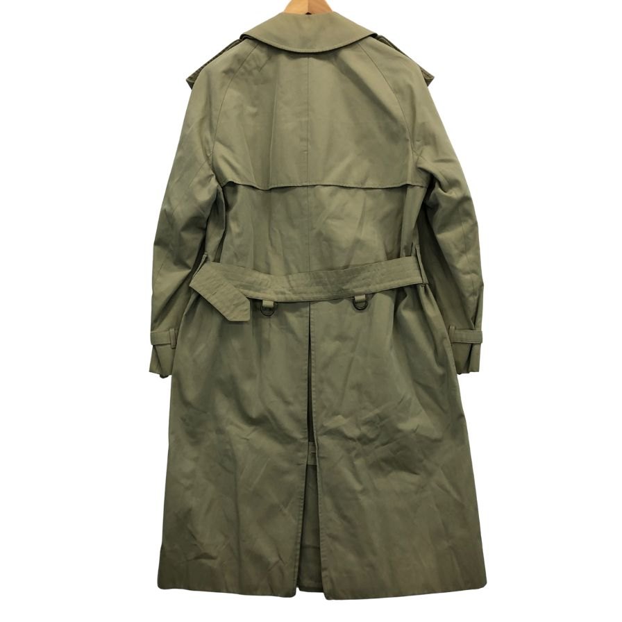 中古◆アクアスキュータム トレンチコート 70S アクア5 イングランド製 カーキ メンズ サイズ表記なし Aquascutum 【AFA11】