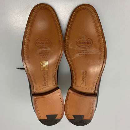 チャーチ レザーシューズ サイズ7 メンズ ブラウン Church's CONSUL ビジネスシューズ 約25.5cm【LA】【中古】