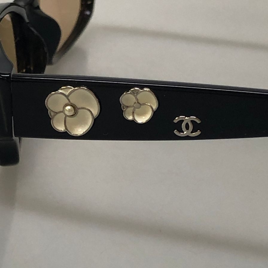 シャネル 3198-H-A c.501 メガネフレーム ブラック 53□16 135 イタリア製 CHANEL【AFI13】