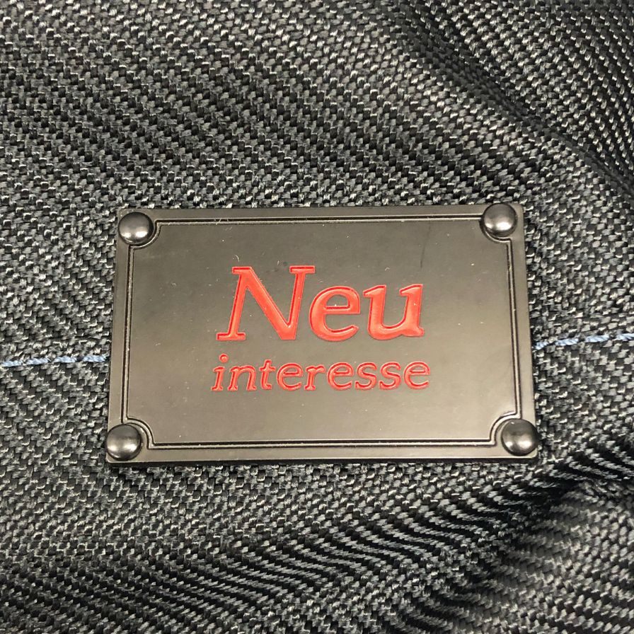 ノイ インテレッセ ウエストバッグ 斜め掛け ネイビー メンズ Neu interesse【AFE11】