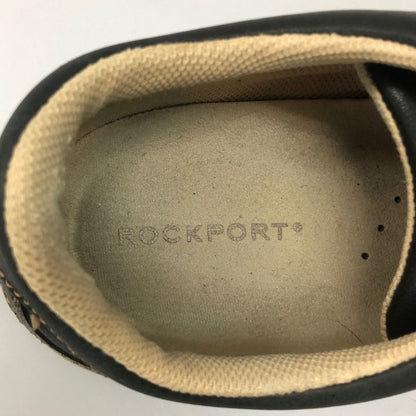 ロックポート レザースニーカー ブラックサイズUS8.5 ROCKPORT 約26.5cm【AFC3】
