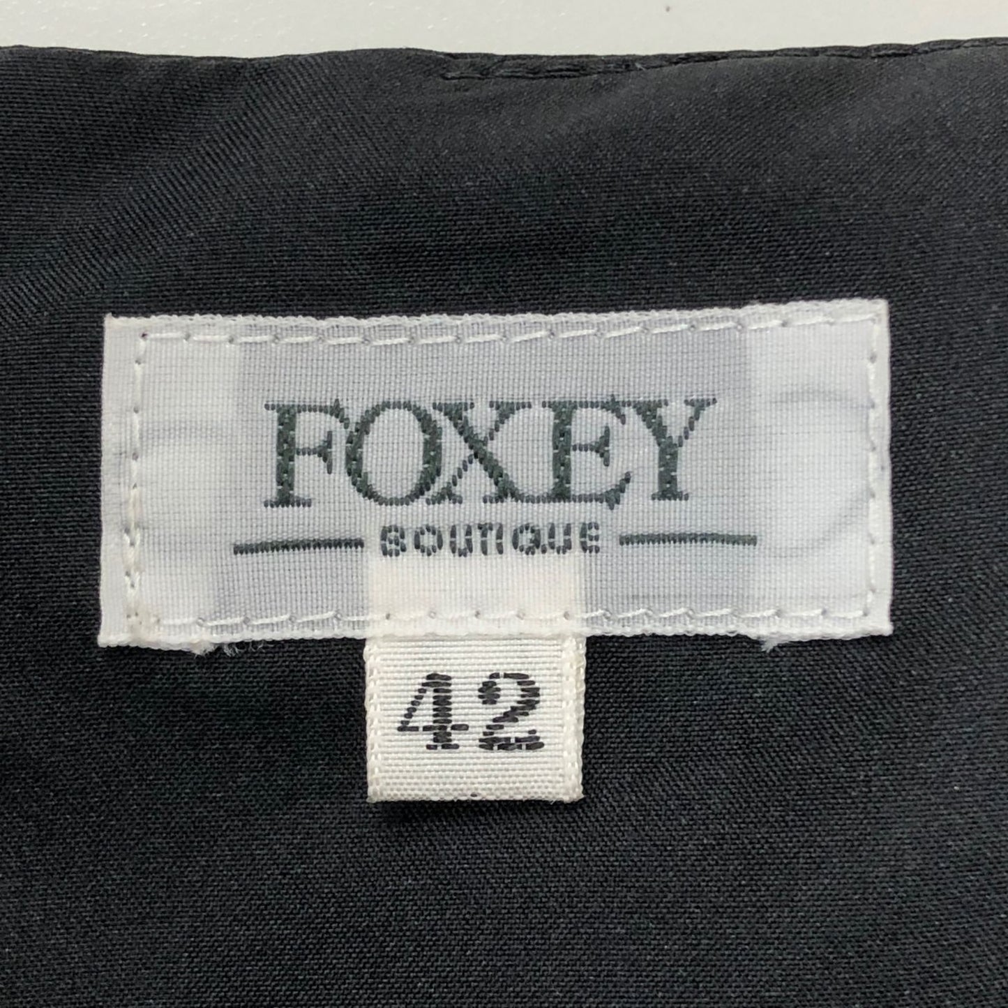 フォクシー ブティック スカート フレア 膝丈 21206 ブラック レディース サイズ42 FOXEY BOUTIQUE【AFB18】