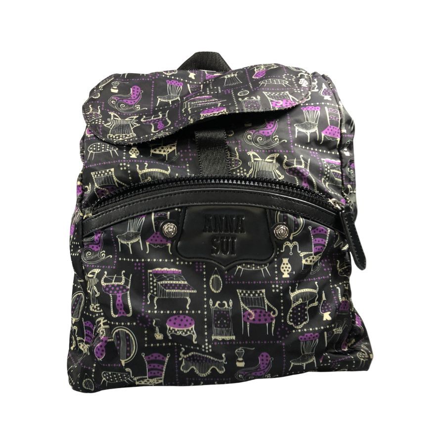 アナスイ リュック 総柄 ナイロン  Anna Sui【AFE11】