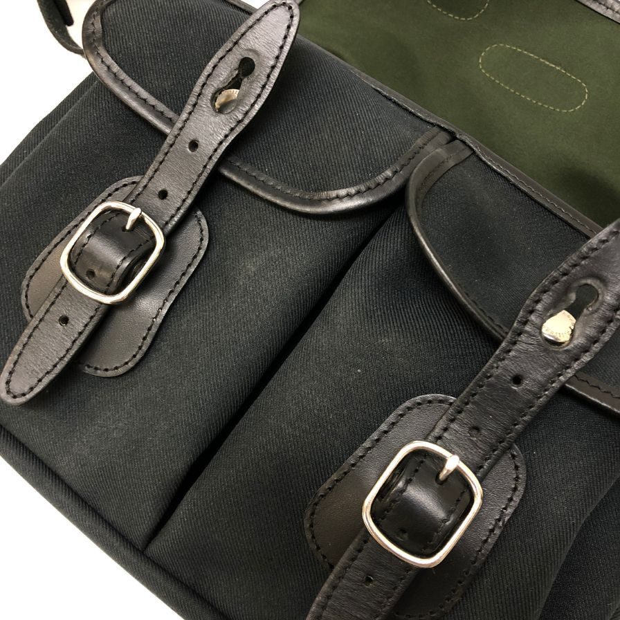 ビリンガム カメラバッグ ハドレースモール キャンバス×レザー ブラック Billingham【AFE3】【中古】