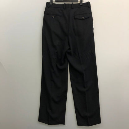 マーカウェア ダブルプリーテッド オーガニック ウール ライト サージ 26SS A26A20PT02C ブラック メンズ サイズ1 MARKAWARE 【AFB3】