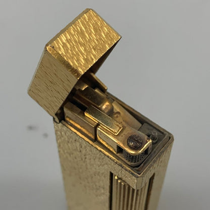 ダンヒル ガスライター ローラー式 ゴールド dunhill【AFI4】【中古】