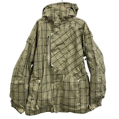 シックスエイトシックス スノボウェア メンズ Lサイズ チェック柄 グレー系 686【AFB51】【中古】