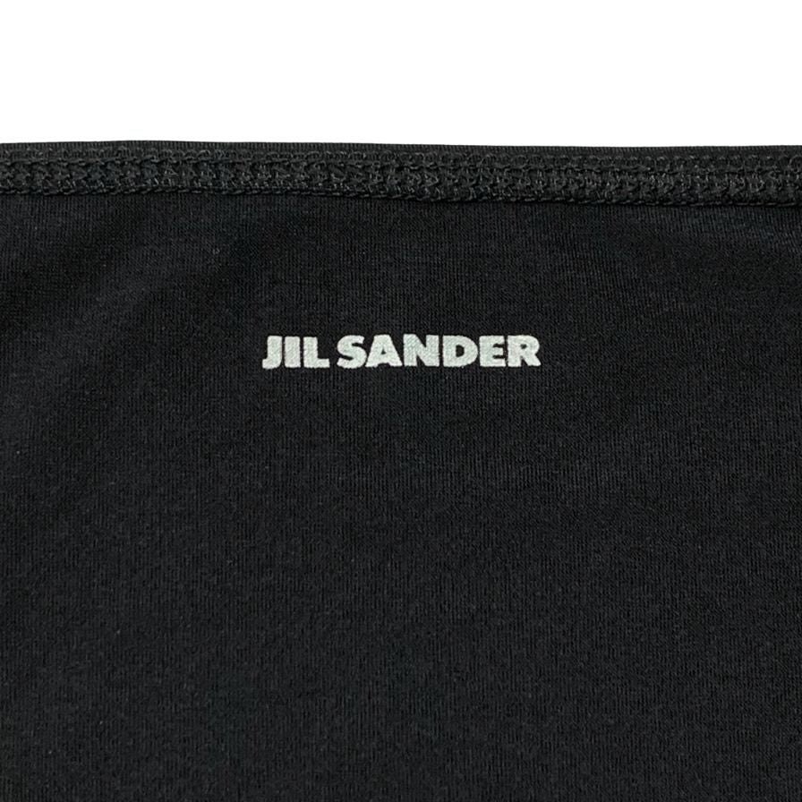 ジルサンダー 17SS アンダースカート ナイロン ジャージー ブラック レディース サイズM JIL SANDER【AFB2】