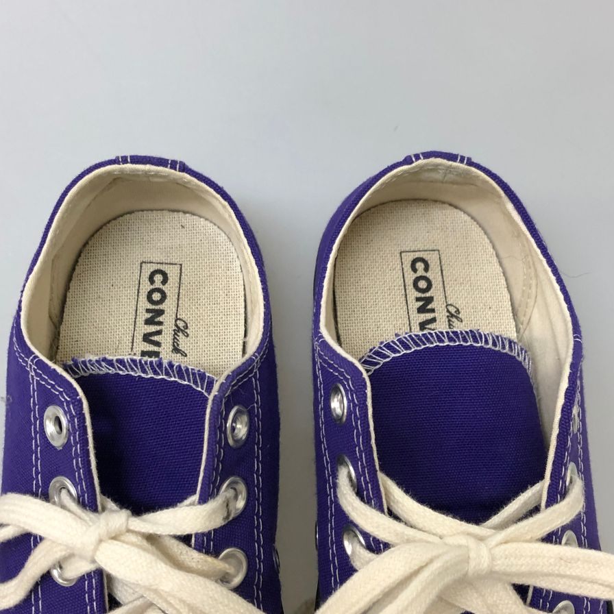 コンバース チャックテイラー 海外 パープル レディース 23.5 converse 約23.5cm【AFC31】