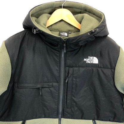 美品◆ザノースフェイス デナリフーディ フリース ジャケット NA72052 メンズ サイズ M ニュートープ グリーン系 THE NORTH FACE Denali Hoodie 【AFA22】