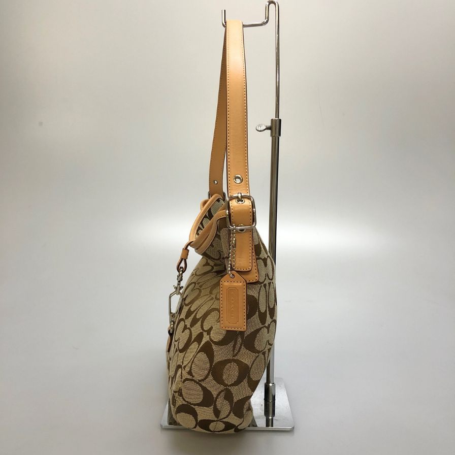 コーチ ハンドバッグ シグネチャー  キャンバス A04M6845 レディース ブラウン COACH【AFE3】