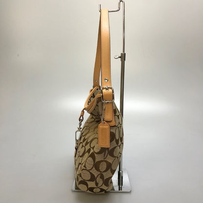 コーチ ハンドバッグ シグネチャー  キャンバス A04M6845 レディース ブラウン COACH【AFE3】